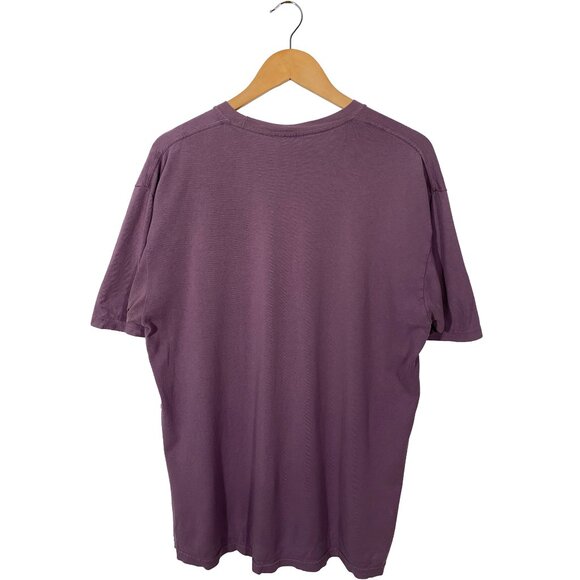 Stussy "Love and Hate" Short Sleeve Graphic Crew Tee Lavender men's size Large - Picture 2 of 6